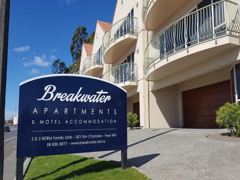 Breakwater Apartments Нейпиър Екстериор снимка